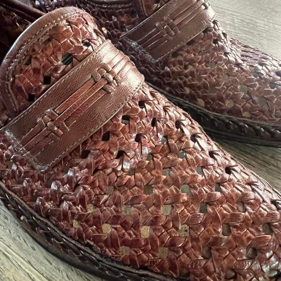 Vintage Woven Leather Loafers – Made in Spain – EU 39 / US 6.5 - Picture 3 of 6